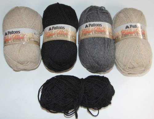 Lot skeins patons classic - 5,