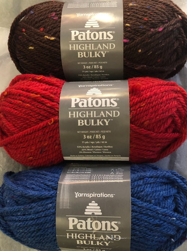 Patons highland bulky - yarn, 25%